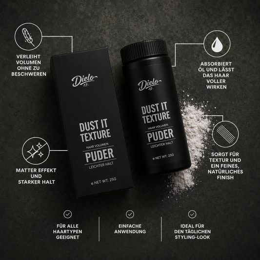 DIELO Powder Wax – Sofort Volumen & Matte Textur