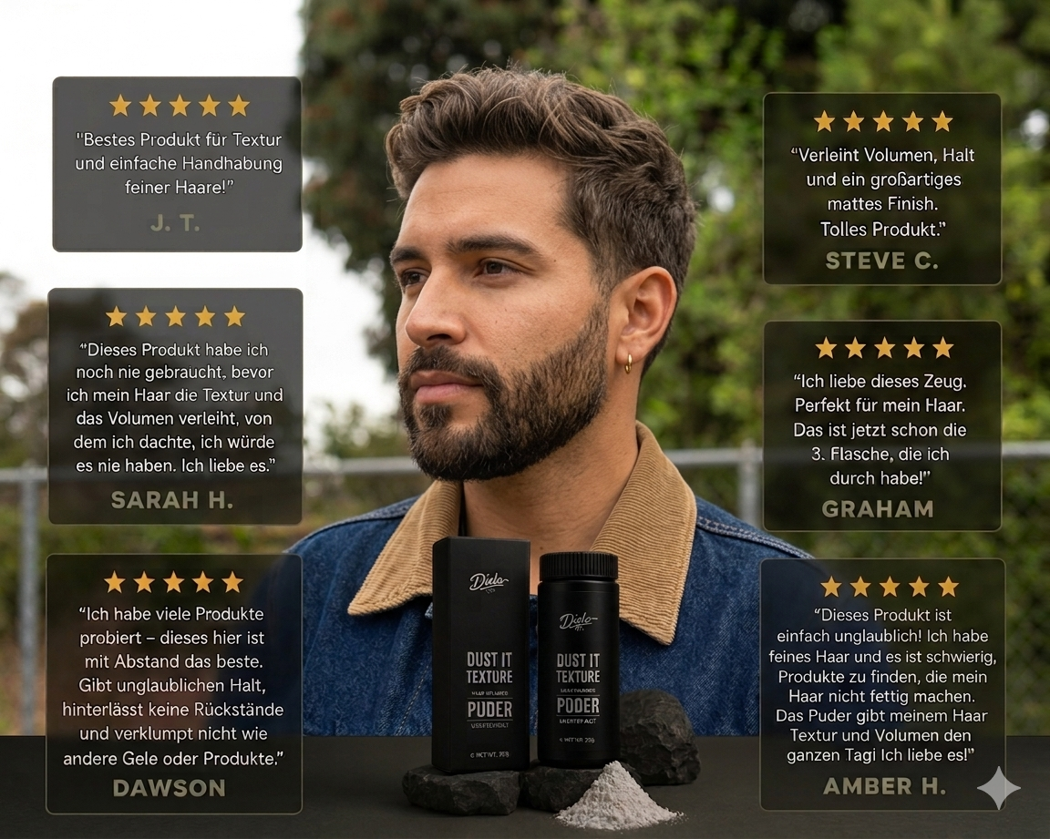 DIELO Powder Wax – Sofort Volumen & Matte Textur