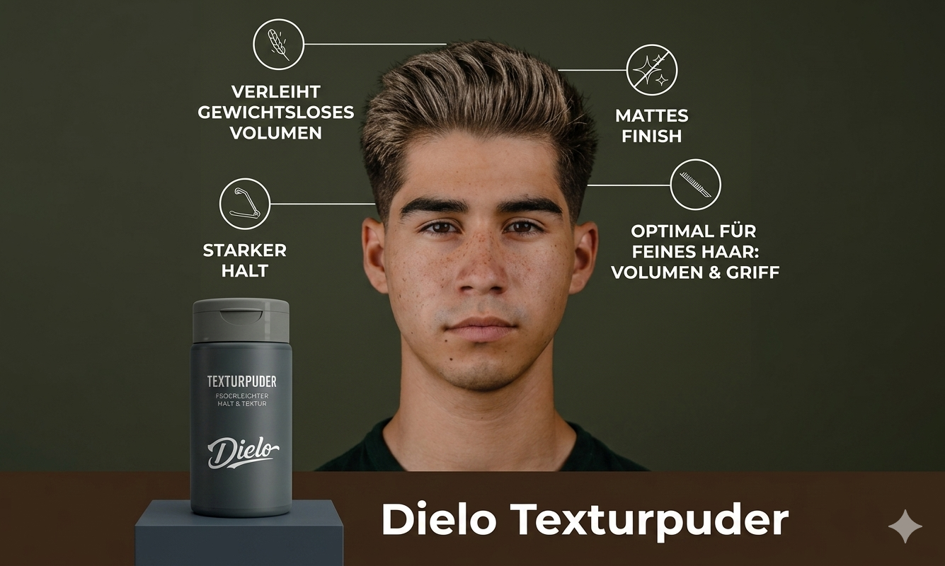 DIELO Powder Wax – Sofort Volumen & Matte Textur