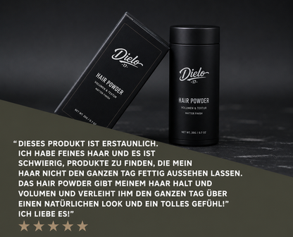 DIELO Powder Wax – Sofort Volumen & Matte Textur